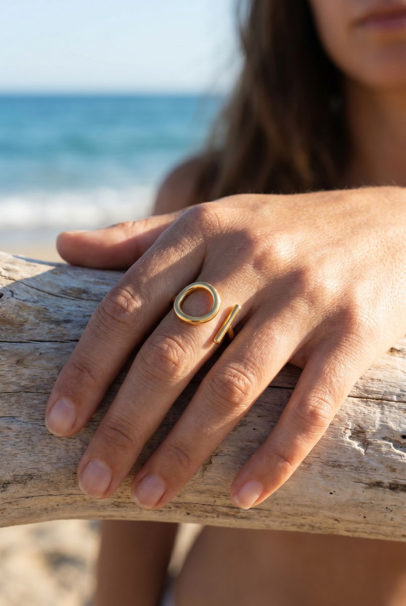 Grossiste Beli & Jolie - Bague en acier inoxydable