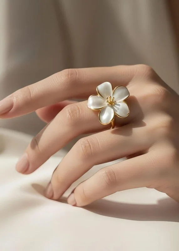 Grossiste Beli & Jolie - Bague ajustable en acier inoxydable