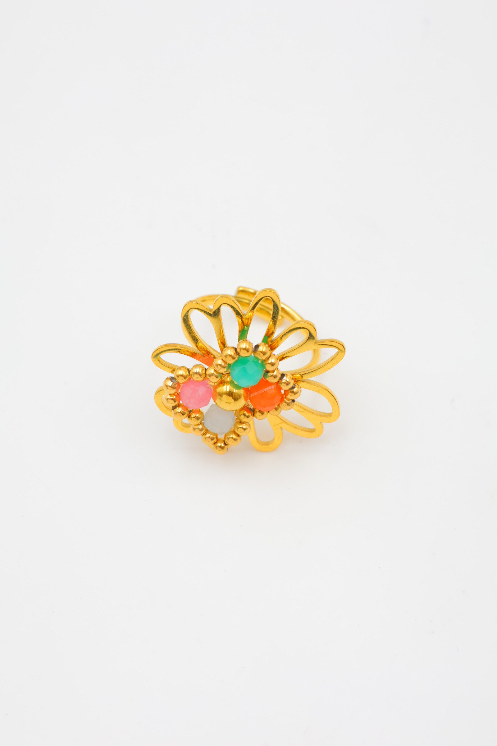 Mayorista Beli & Jolie - Anillo de acero inoxidable ajustable