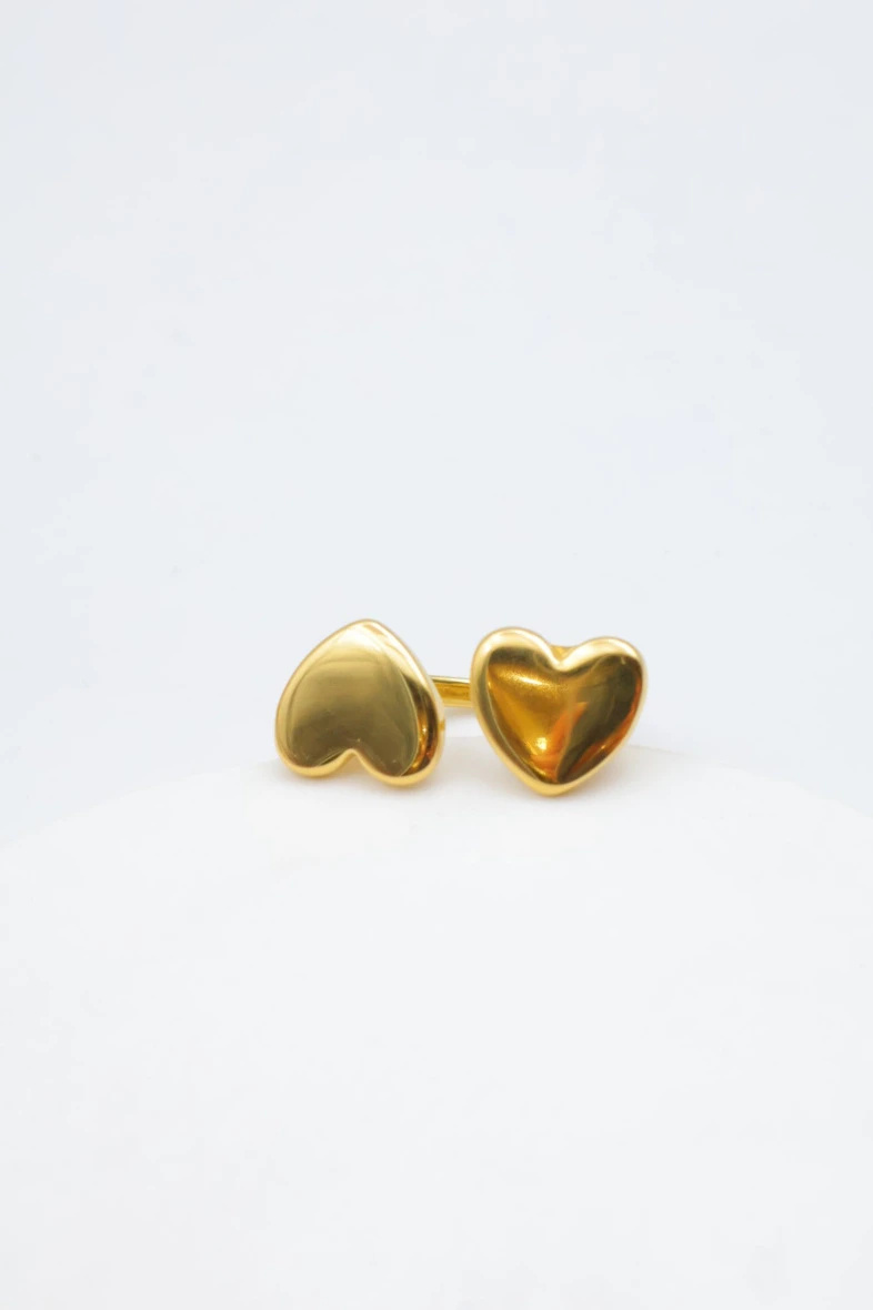 Mayorista Beli & Jolie - Anillo ajustable de acero inoxidable