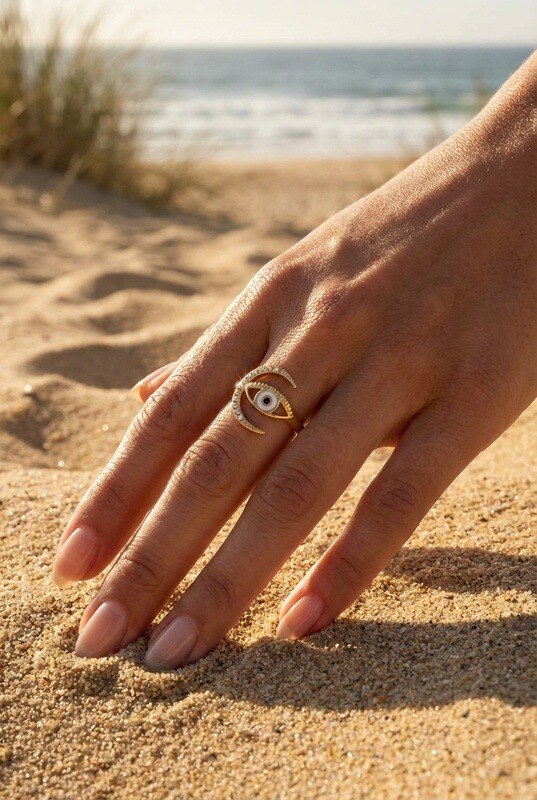 Wholesaler Beli & Jolie - Adjustable stainless steel ring
