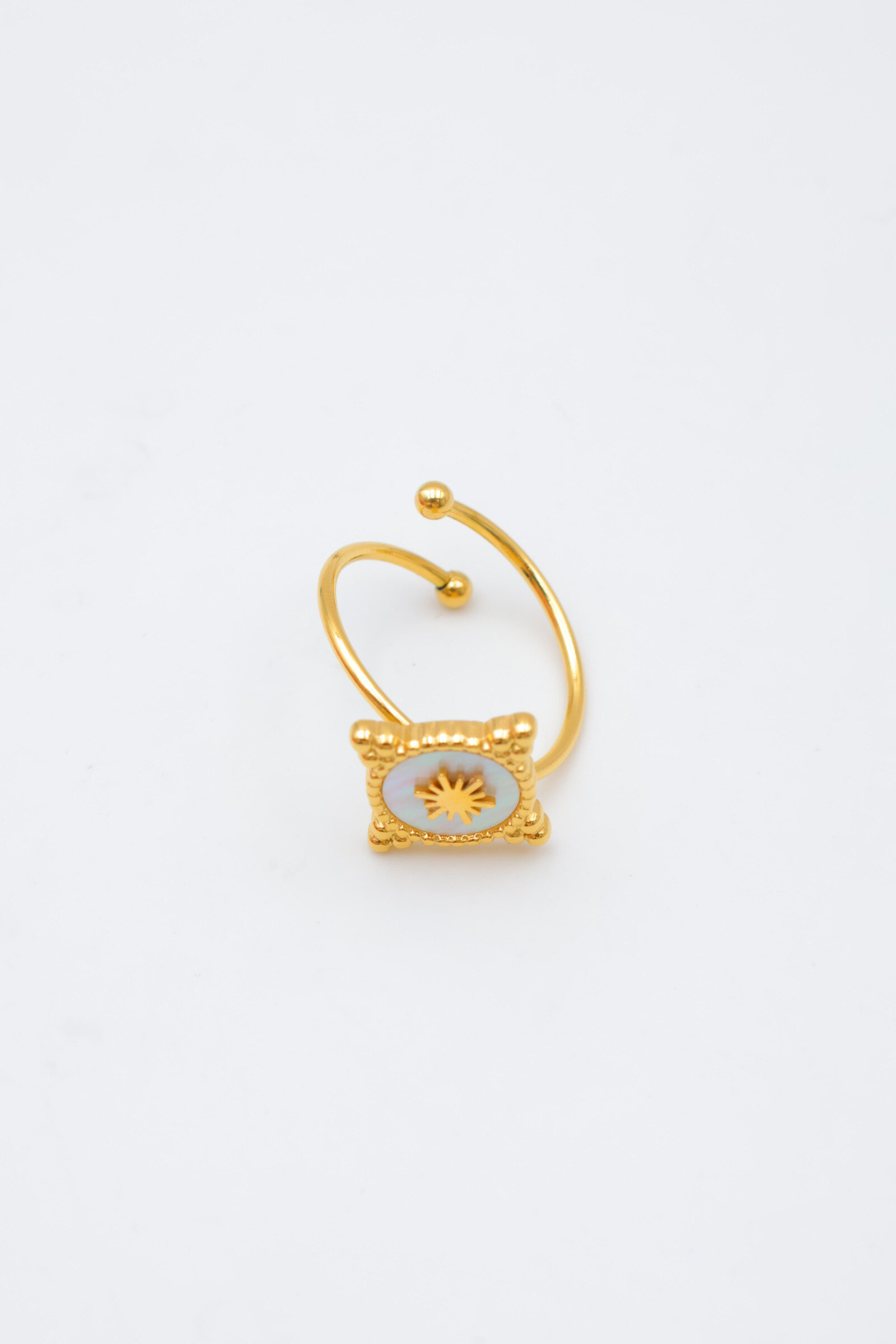 Wholesaler Beli & Jolie - Adjustable stainless steel ring