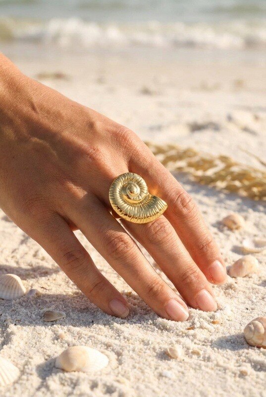 Mayorista Beli & Jolie - Anillo de acero inoxidable ajustable