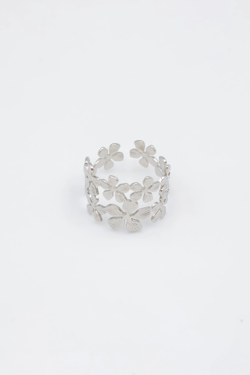Grossiste Beli & Jolie - Bague en acier inoxydable ajustable