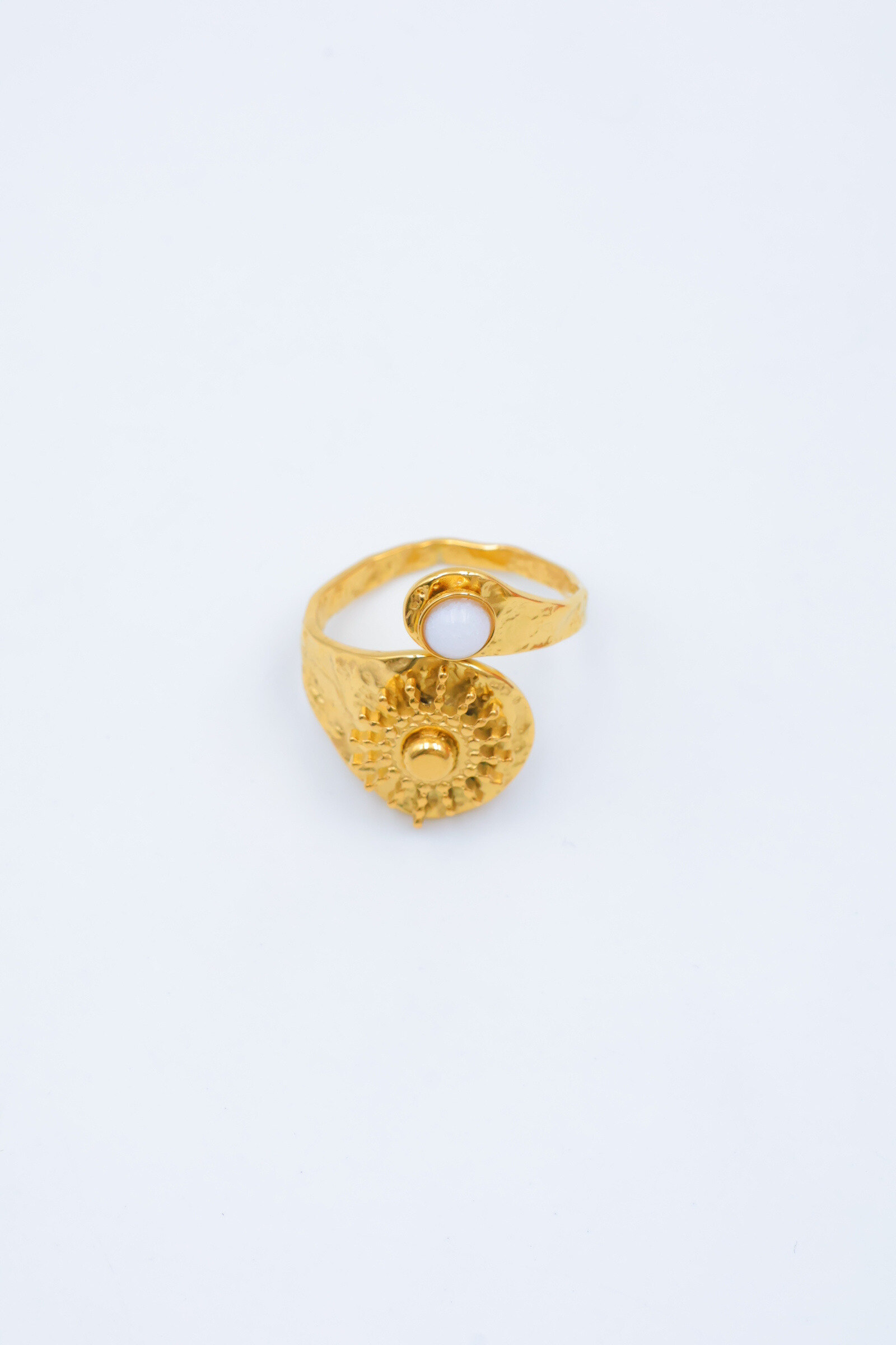 Wholesaler Beli & Jolie - Adjustable stainless steel ring