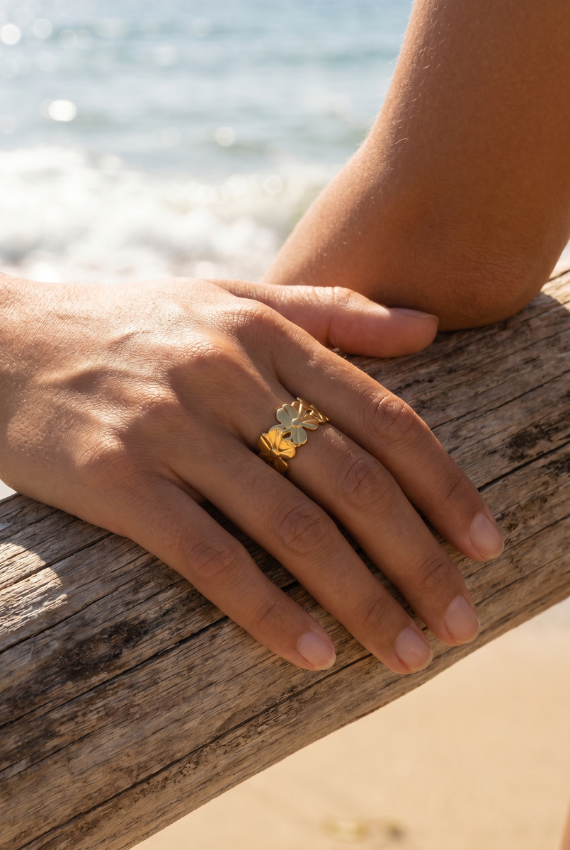 Grossiste Beli & Jolie - Bague en acier inoxydable