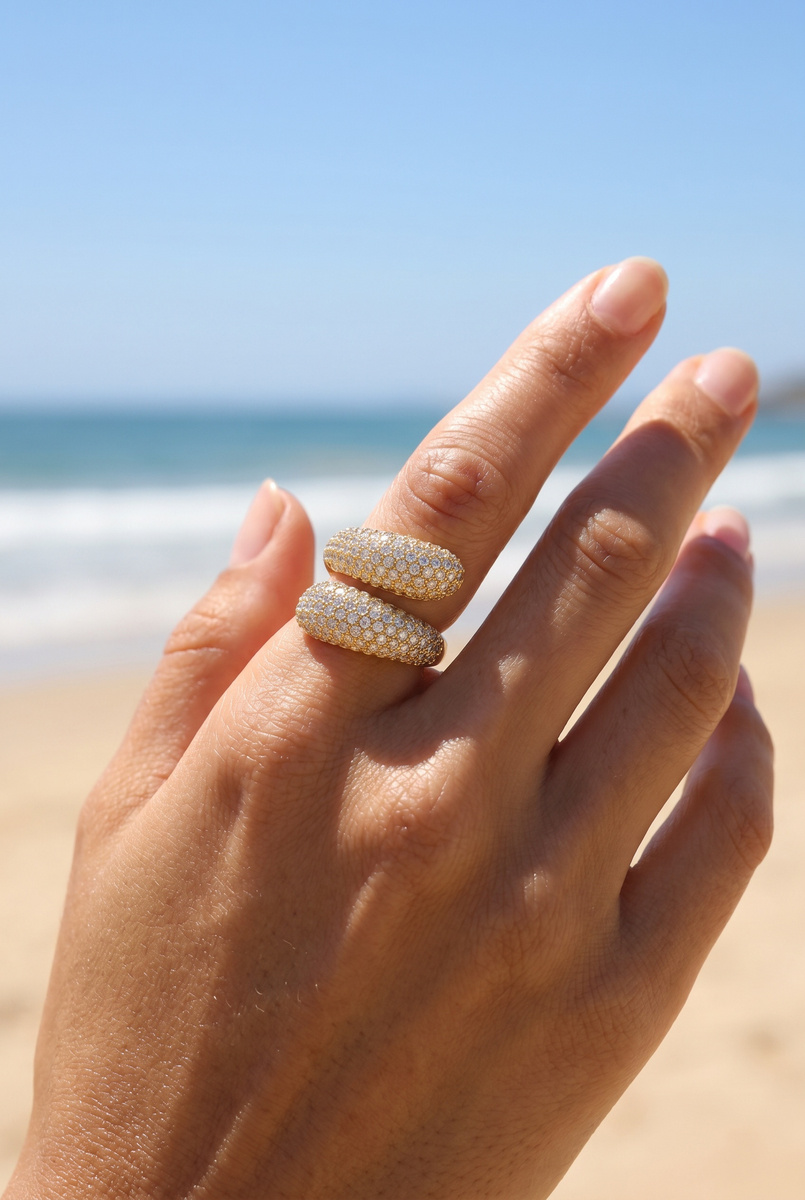 Grossiste Beli & Jolie - Bague en acier inoxydable