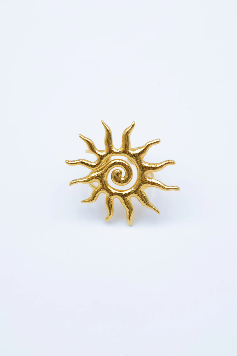 Mayorista Beli & Jolie - Anillo ajustable de acero inoxidable