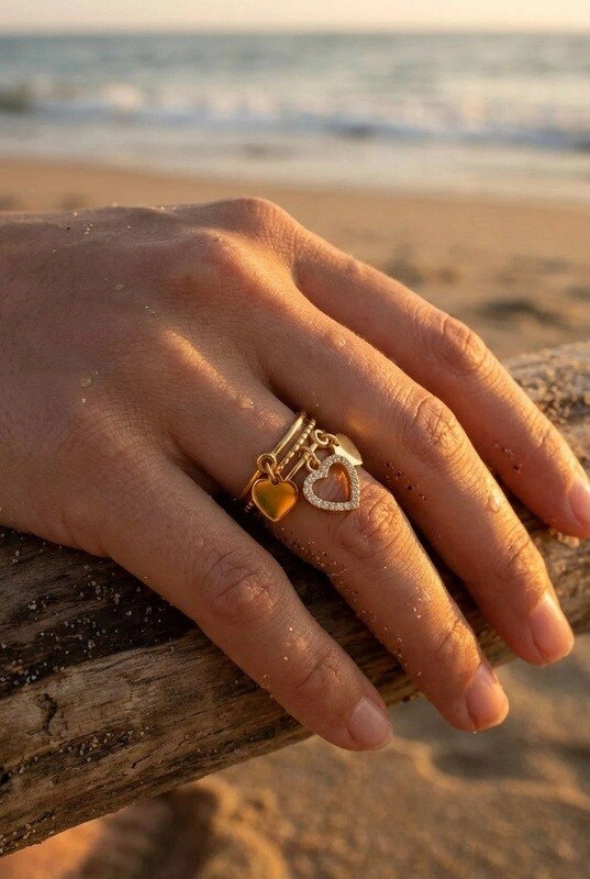 Wholesaler Beli & Jolie - Ring - Stainless Steel - Adjustable