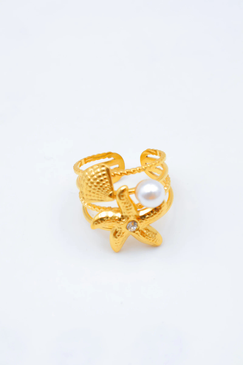 Mayorista Beli & Jolie - Anillo ajustable de acero inoxidable