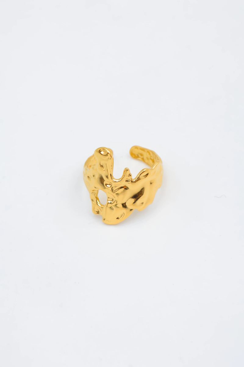 Wholesaler Beli & Jolie - Adjustable stainless steel ring
