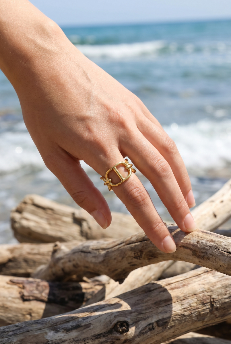 Grossista Beli & Jolie - Anello in acciaio inossidabile