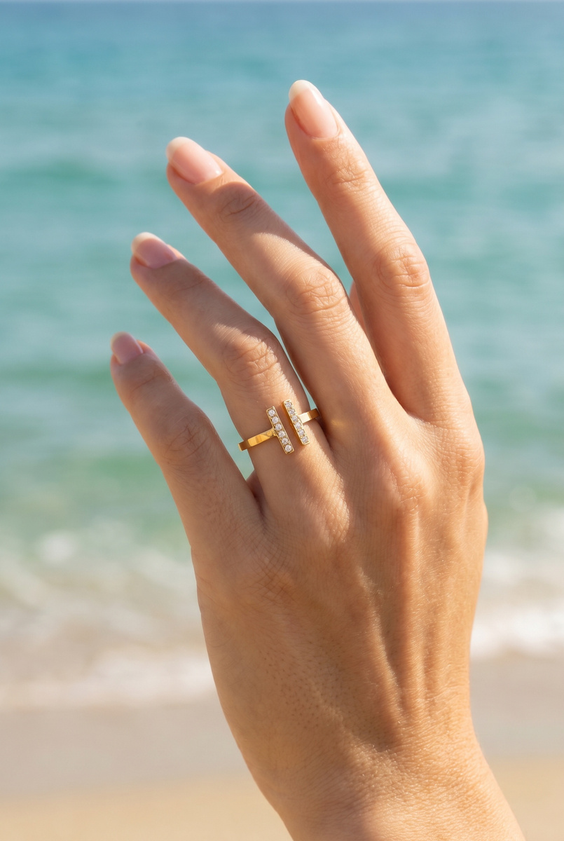 Grossista Beli & Jolie - Anello in acciaio inossidabile