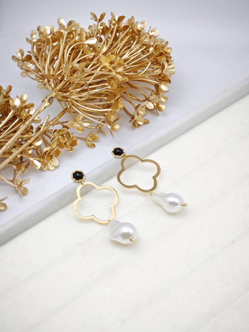 Grossiste Beli & Jolie - Boucles d'oreilles en acier inoxydable