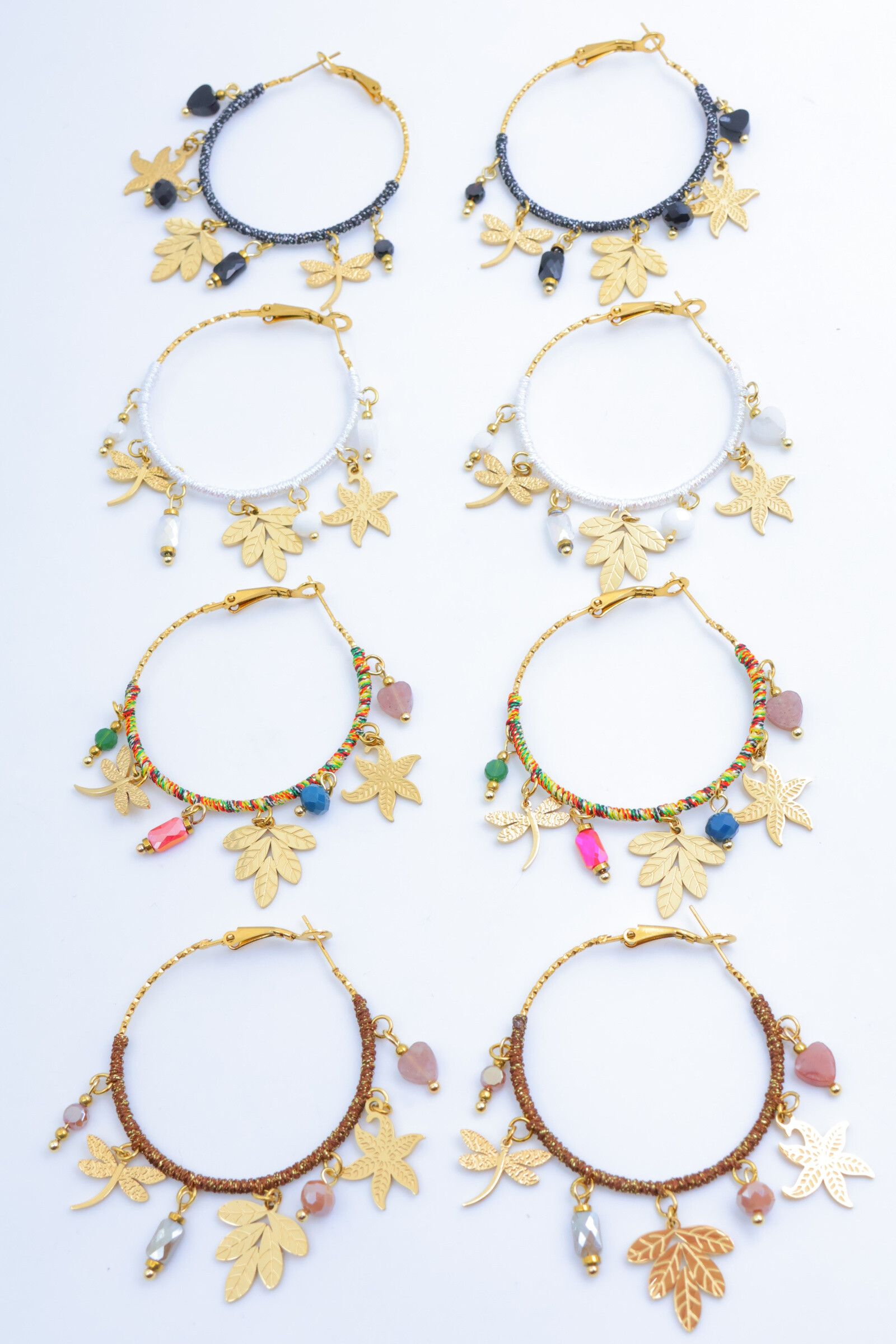 Grossiste Beli & Jolie - Boucles d'oreilles en acier inoxydable