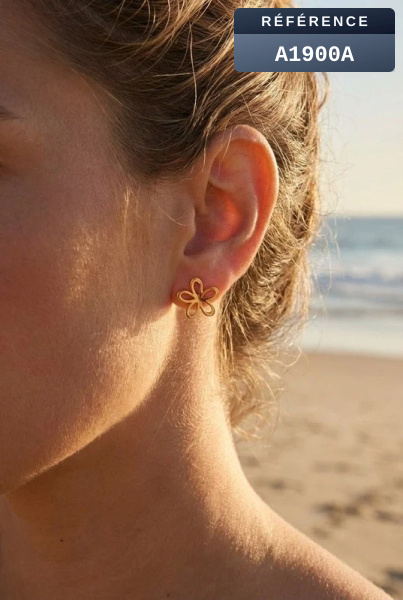 Grossiste Beli & Jolie - Boucles d'oreilles en acier inoxydable