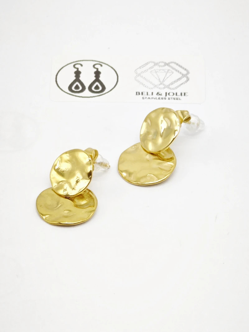 Grossiste Beli & Jolie - Boucles d'oreilles en acier inoxydable