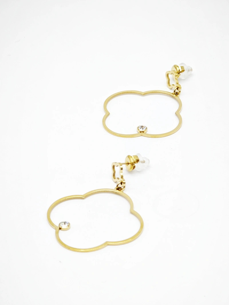Grossiste Beli & Jolie - Boucles d'oreilles en acier inoxydable