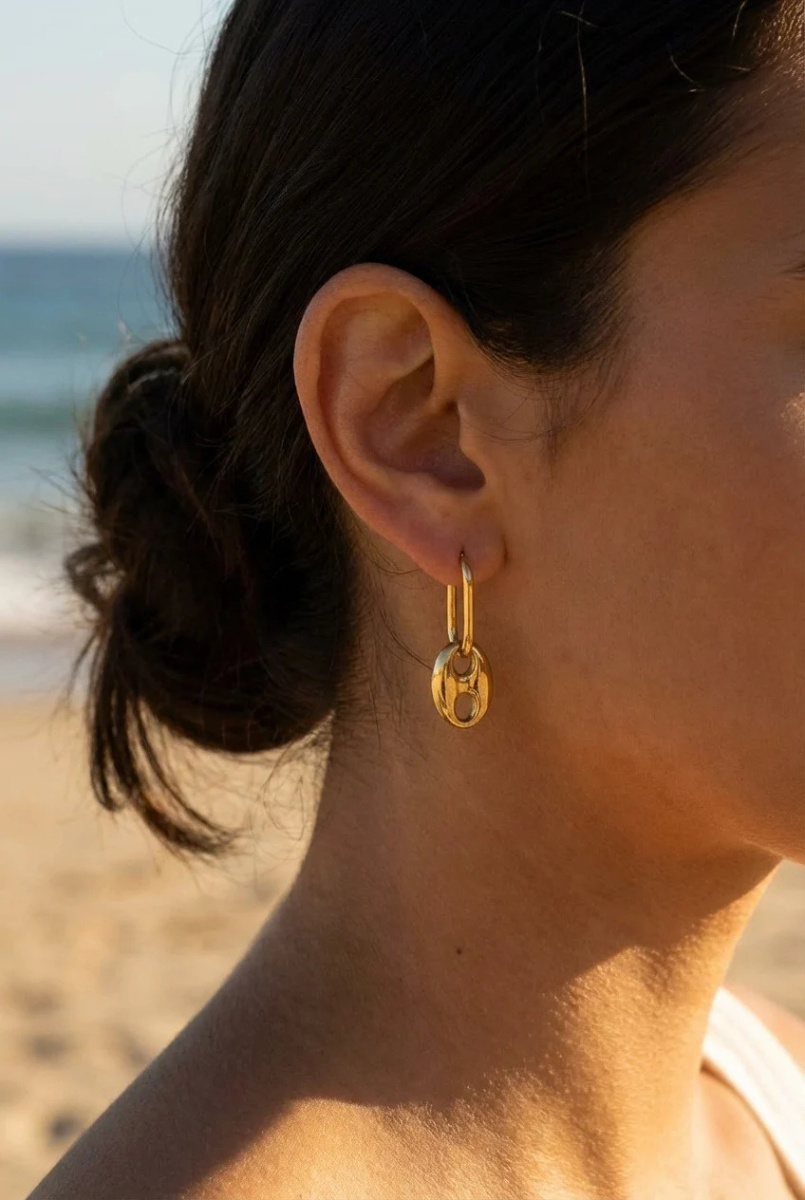 Grossiste Beli & Jolie - Boucles d'oreilles en acier inoxydable