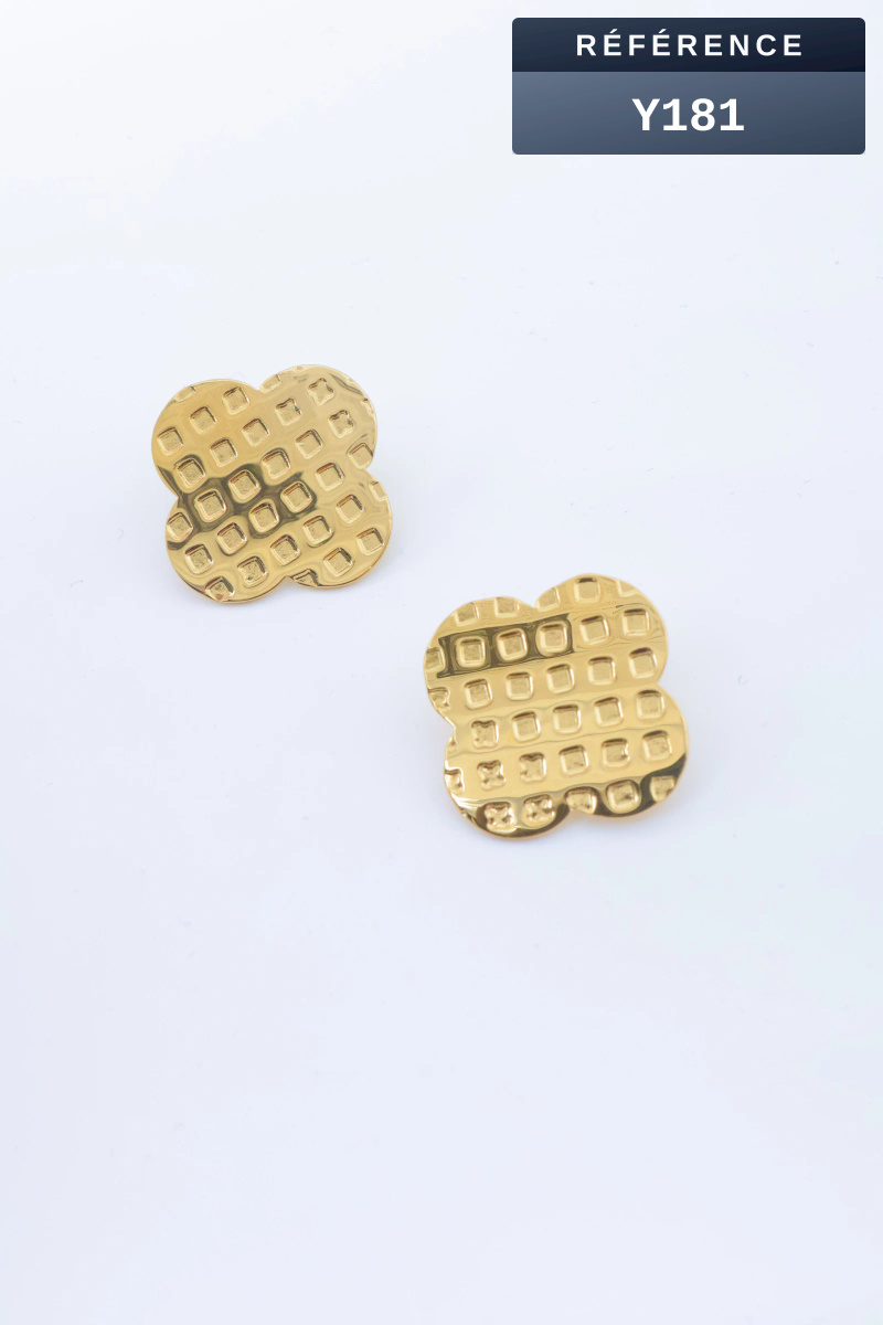 Grossiste Beli & Jolie - Boucles d'oreilles en acier inoxydable