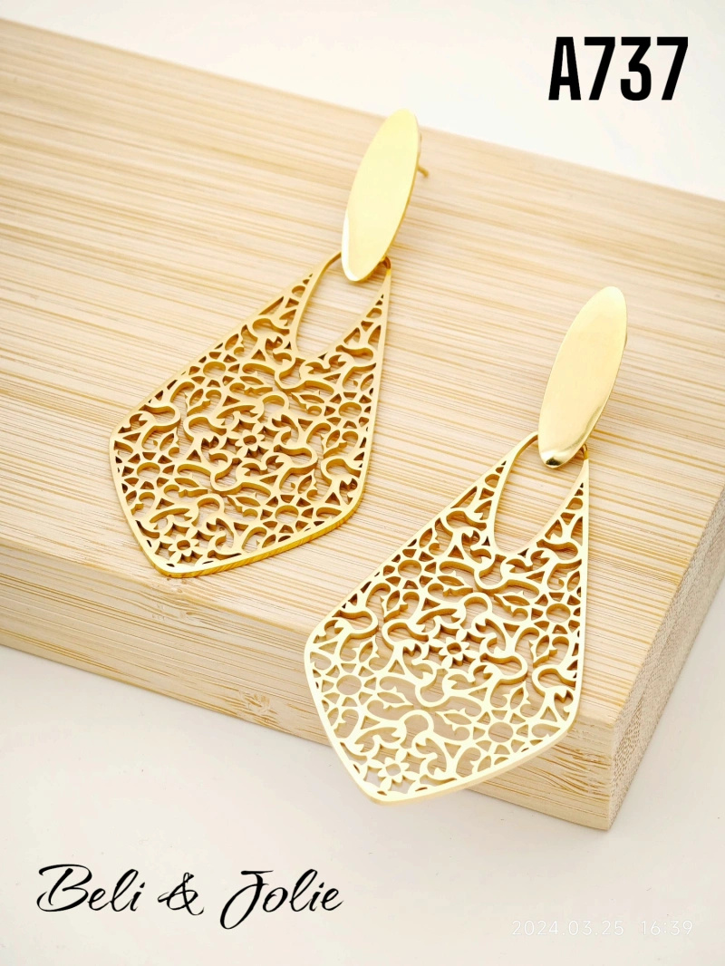 Grossiste Beli & Jolie - Boucles d'oreilles en acier inoxydable