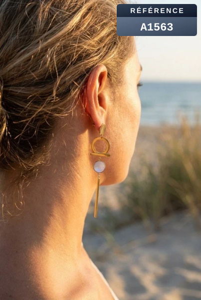 Grossiste Beli & Jolie - Boucles d'oreilles en acier inoxydable