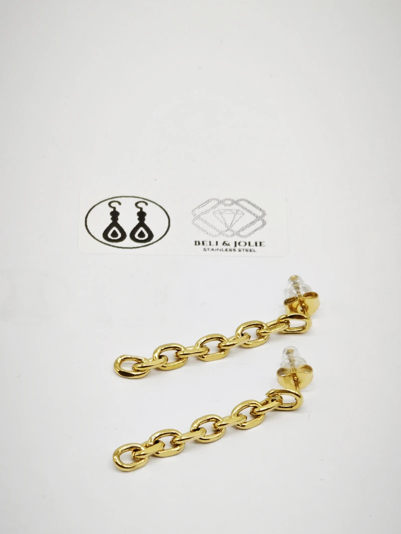 Grossiste Beli & Jolie - Boucles d'oreilles en acier inoxydable