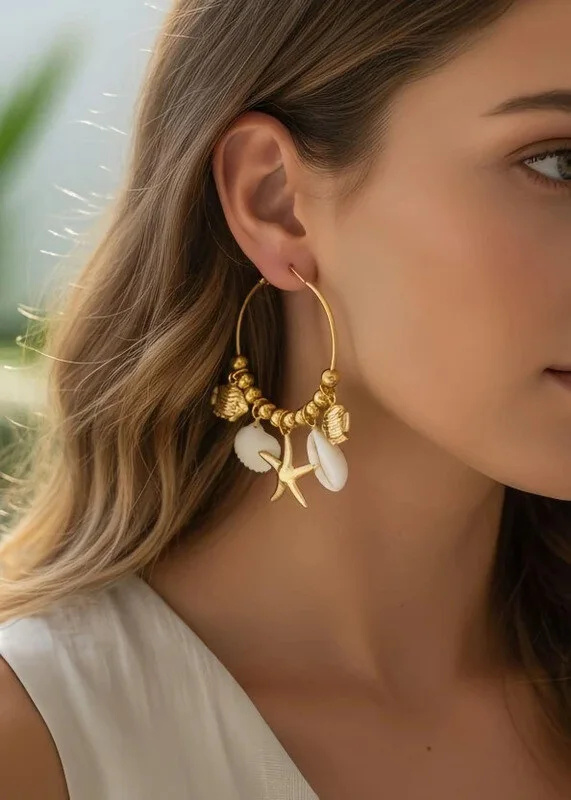 Grossiste Beli & Jolie - Boucles d'oreilles en acier inoxydable