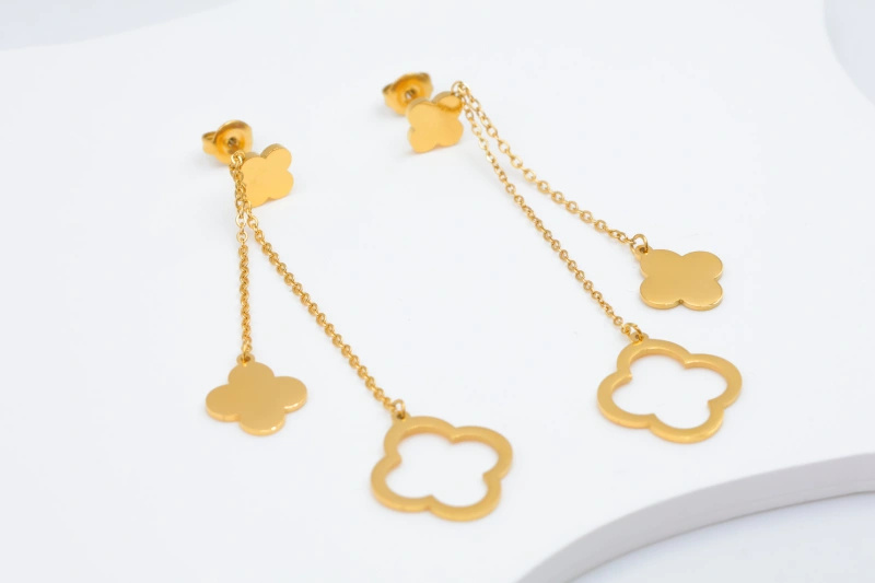 Grossiste Beli & Jolie - Boucles d'oreilles en acier inoxydable