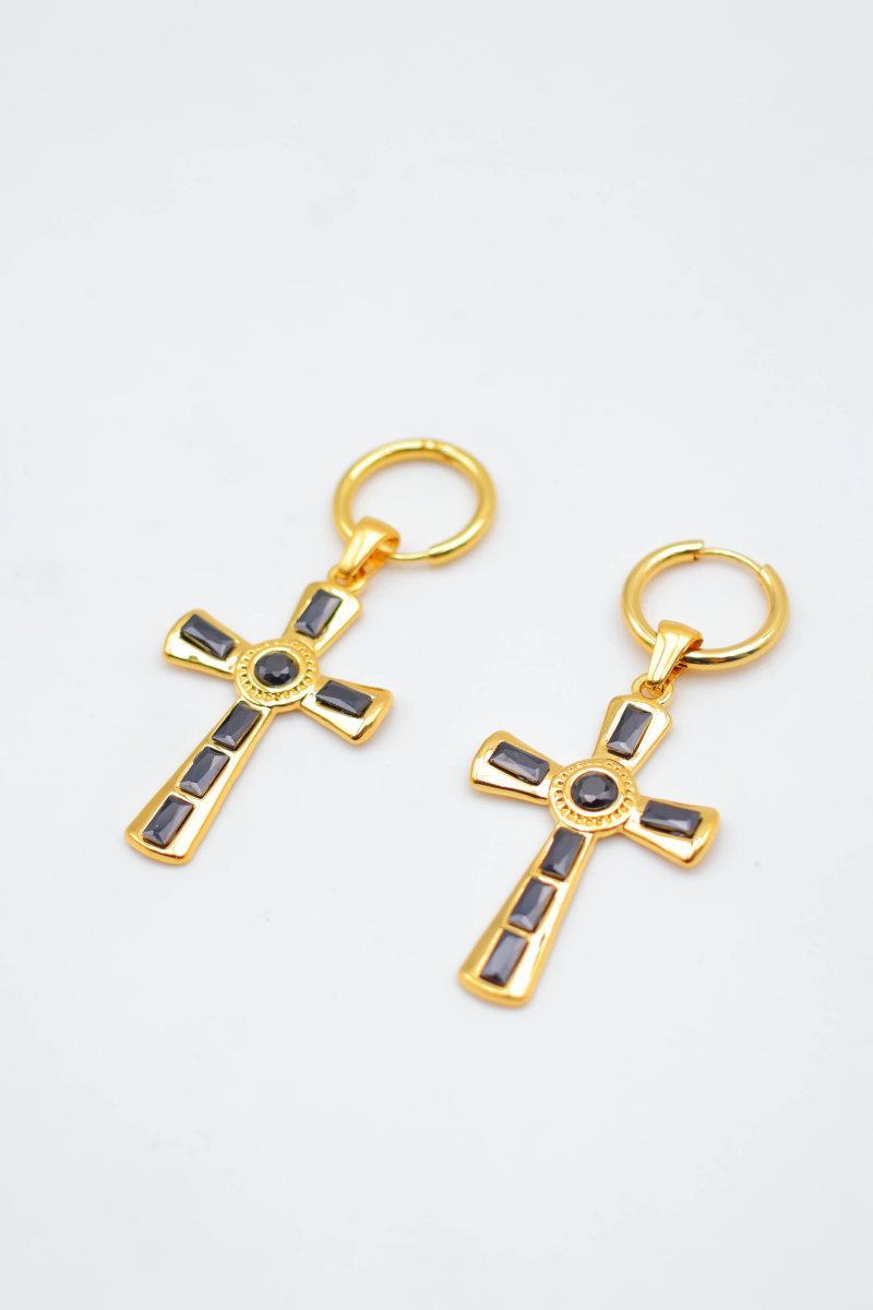 Grossiste Beli & Jolie - Boucles d'oreilles en acier inoxydable