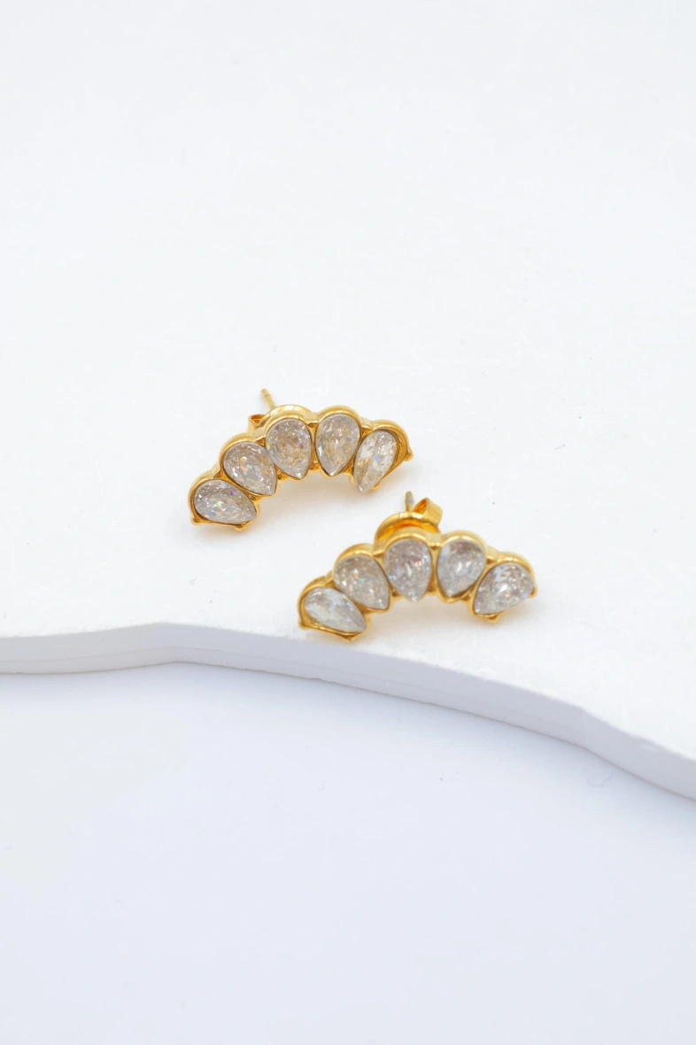 Grossiste Beli & Jolie - Boucles d'oreilles en acier inoxydable
