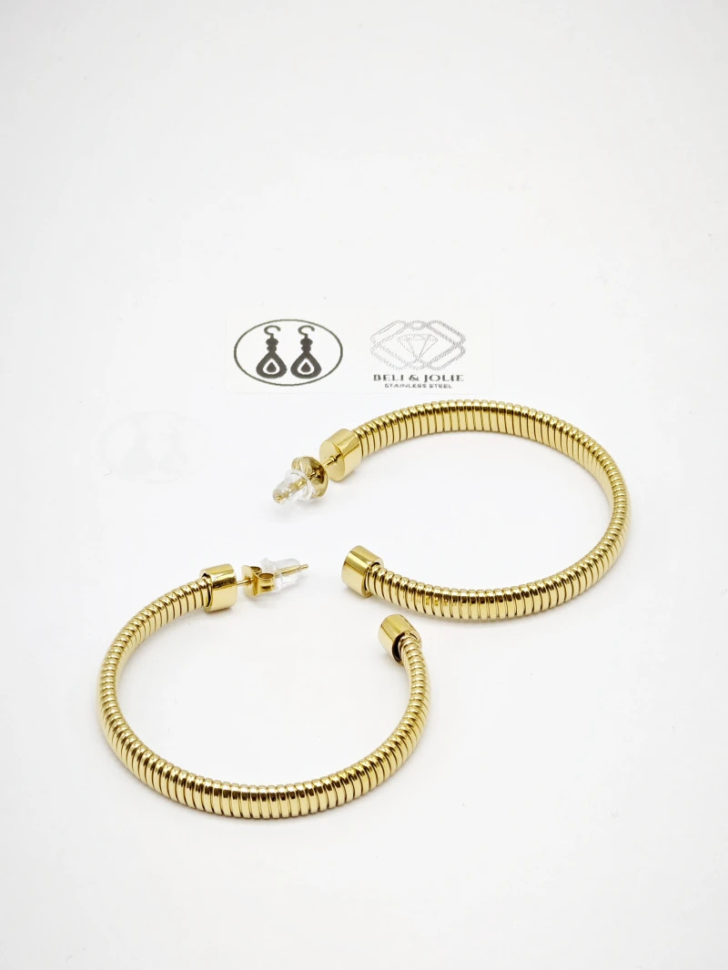 Grossiste Beli & Jolie - Boucles d'oreilles en acier inoxydable