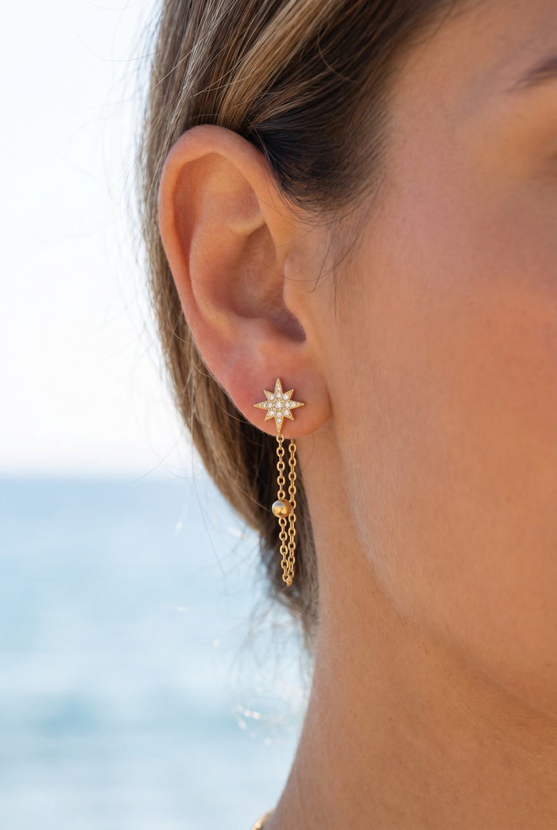 Grossiste Beli & Jolie - Boucles d'oreilles en acier inoxydable