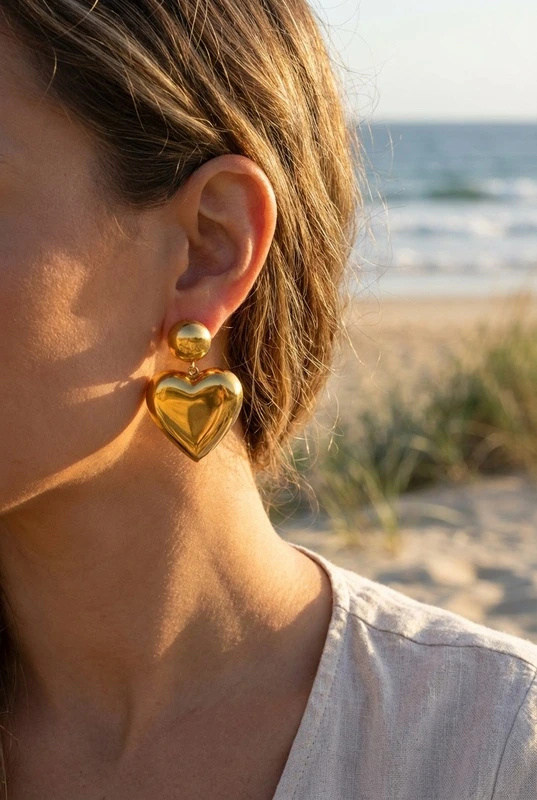 Grossiste Beli & Jolie - Boucles d'oreilles en acier inoxydable