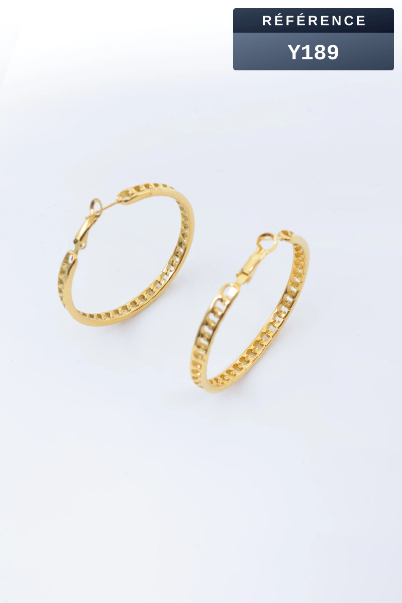 Grossiste Beli & Jolie - Boucles d'oreilles en acier inoxydable