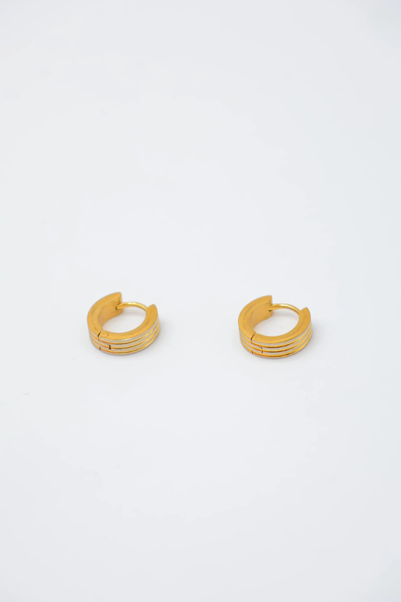 Grossiste Beli & Jolie - Boucles d'oreilles créoles en acier inoxydable