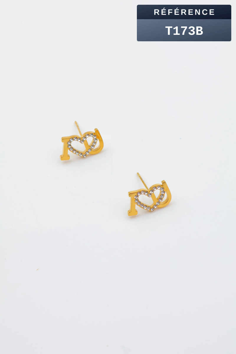 Grossiste Beli & Jolie - Boucles d'oreilles en acier inoxydable