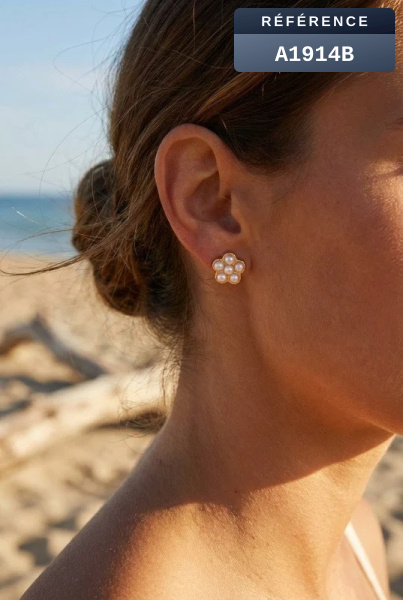 Grossiste Beli & Jolie - Boucles d'oreilles en acier inoxydable