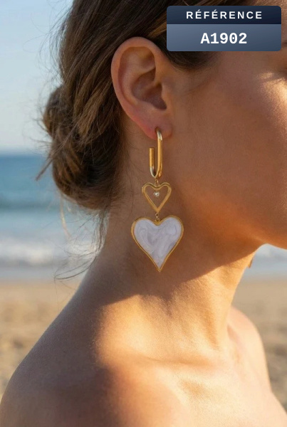 Wholesaler Beli & Jolie - Stainless steel earrings
