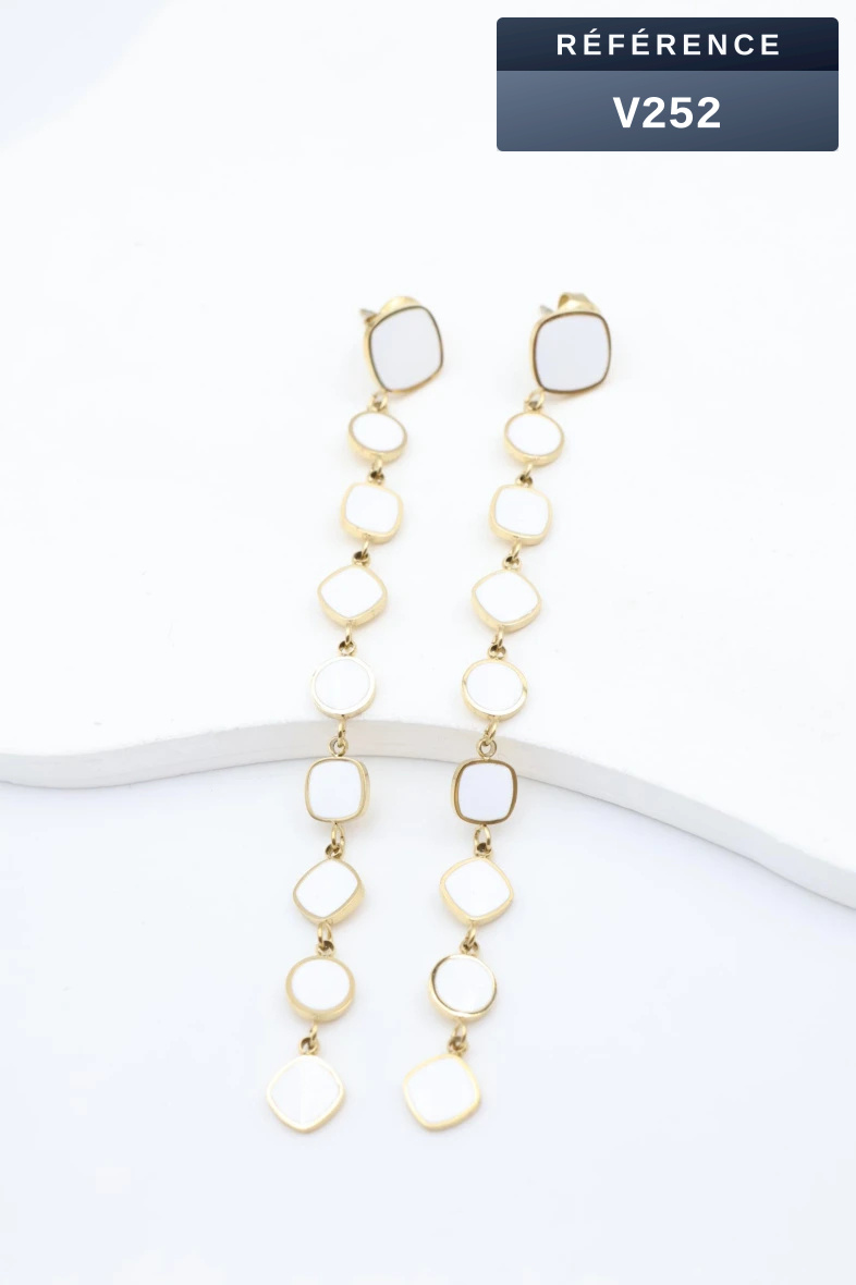 Grossiste Beli & Jolie - Boucles d'oreilles en acier inoxydable