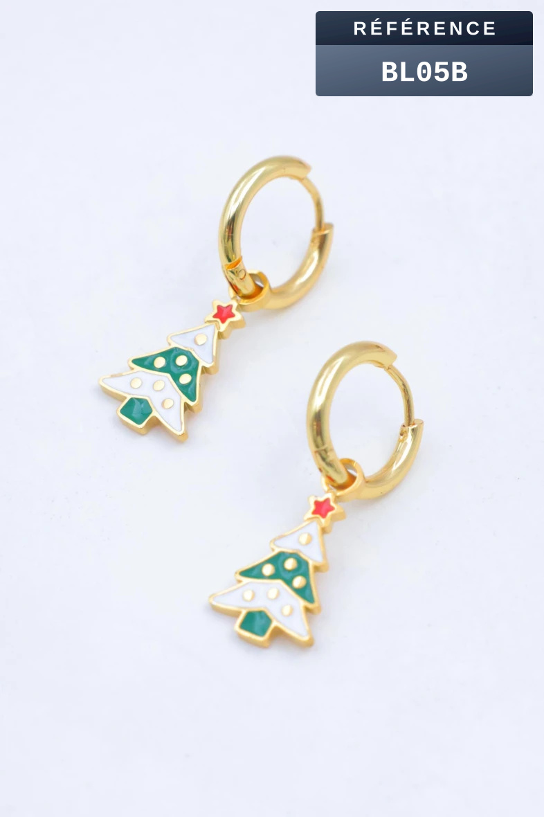 Grossiste Beli & Jolie - Boucles d'oreilles en acier inoxydable