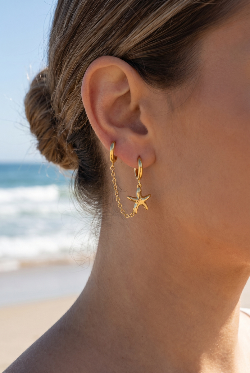 Grossiste Beli & Jolie - Boucles d'oreilles en acier inoxydable
