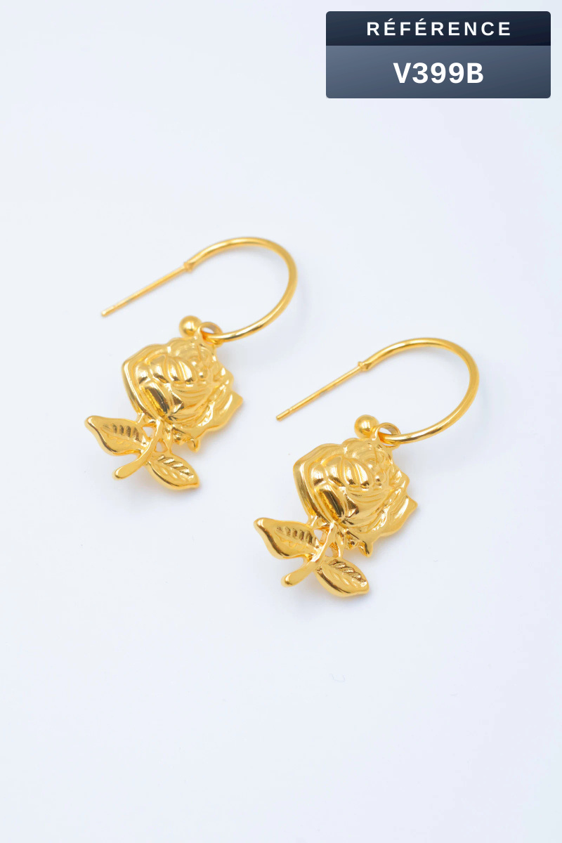 Grossiste Beli & Jolie - Boucles d'oreilles en acier inoxydable