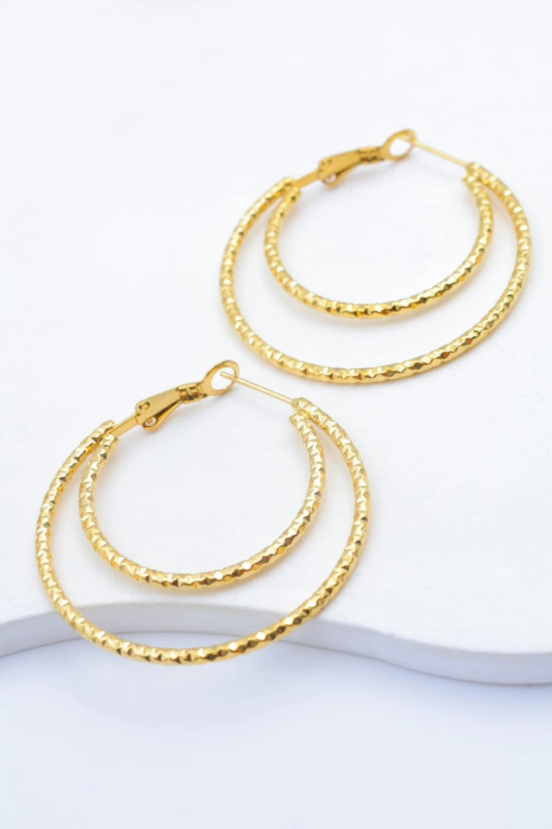 Grossiste Beli & Jolie - Boucles d'oreilles en acier inoxydable