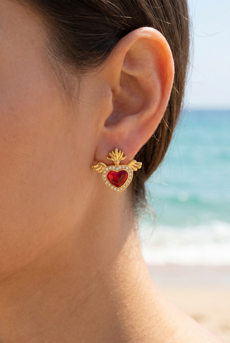 Grossiste Beli & Jolie - Boucles d'oreilles en acier inoxydable