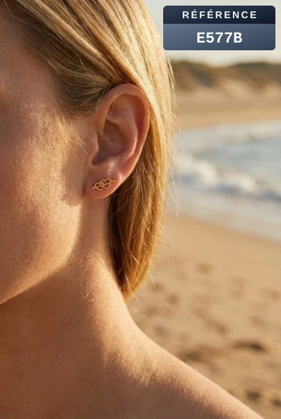 Grossiste Beli & Jolie - Boucles d'oreilles en acier inoxydable