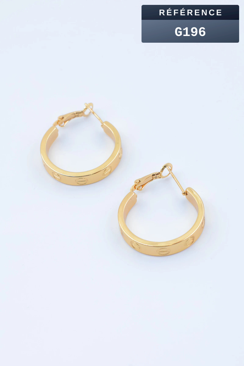 Grossiste Beli & Jolie - Boucles d'oreilles en acier inoxydable