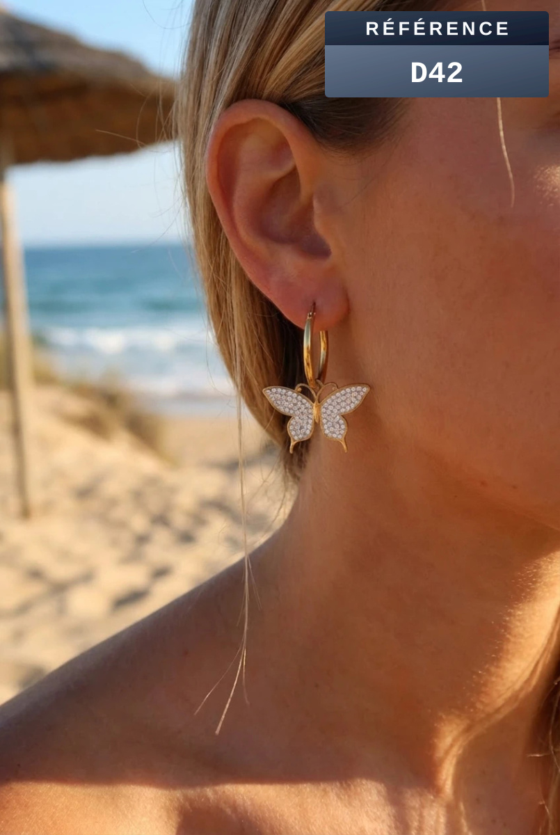 Grossiste Beli & Jolie - Boucles d'oreilles en acier inoxydable