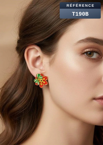 Grossiste Beli & Jolie - Boucles d'oreilles en acier inoxydable