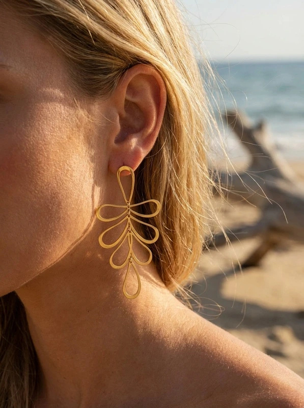 Grossiste Beli & Jolie - Boucles d'oreilles en acier inoxydable